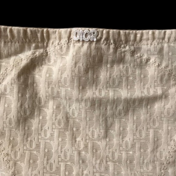 Dior Oblique Jacquard Sheer Monogram Logo Lingerie 70s Christian Dior shapewear - Picture 5 of 12